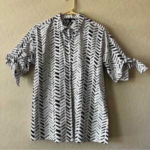 ARMANI EXCHANGE short sleeve patterned shirt